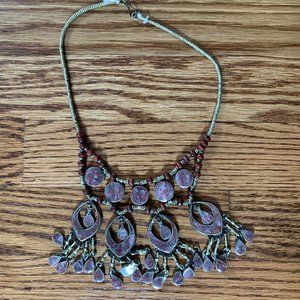 Gemstone Statement Necklace